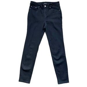 Needle & Cloth Black High Rise Skinny Jeans Jeggings Lightweight Stretch -Size 8